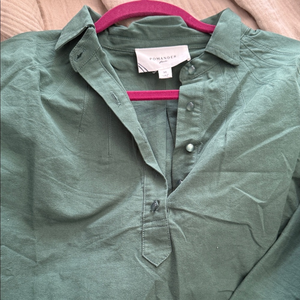 Pomander place Polly dress in green